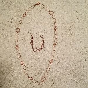 Premier Designs Copper Necklace and Bracelet